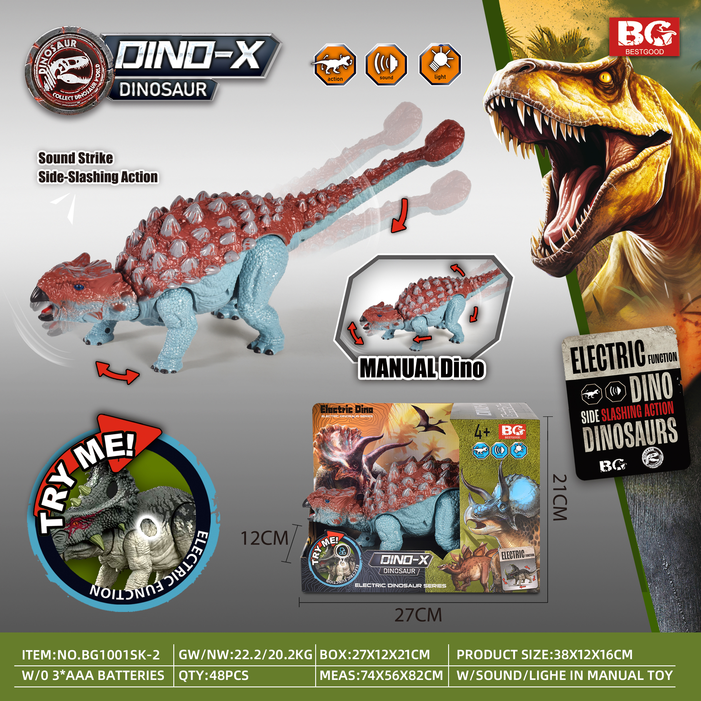 ankylosaurus Orange