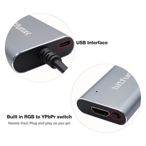 适用于PS2 PS1 PlayStation 1/2游戏机的Bitfunx PS2至HDMI兼容视频转换器适配器，带RGB至YPbPr开关电缆 - Product Image 5