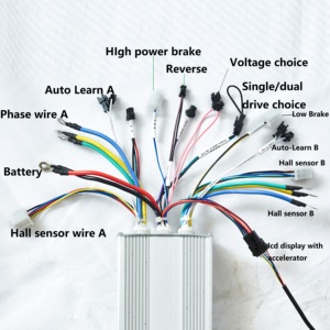 48V 60V 72V Double <strong>Motor</strong> <strong>Driver</strong> With LCD Display <strong>Dual</strong> EBike Scooter All in One <strong>Dual</strong> Drive Scooter Controller - Product Image 4