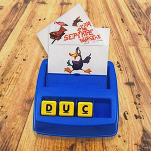 English Literacy Wiz Fun Game-30 Großbuchstaben Sight Words Flash Cards Sprache des Vorschul kindes Lernen Pädagogisches Plastiks pielzeug - Product Image 3