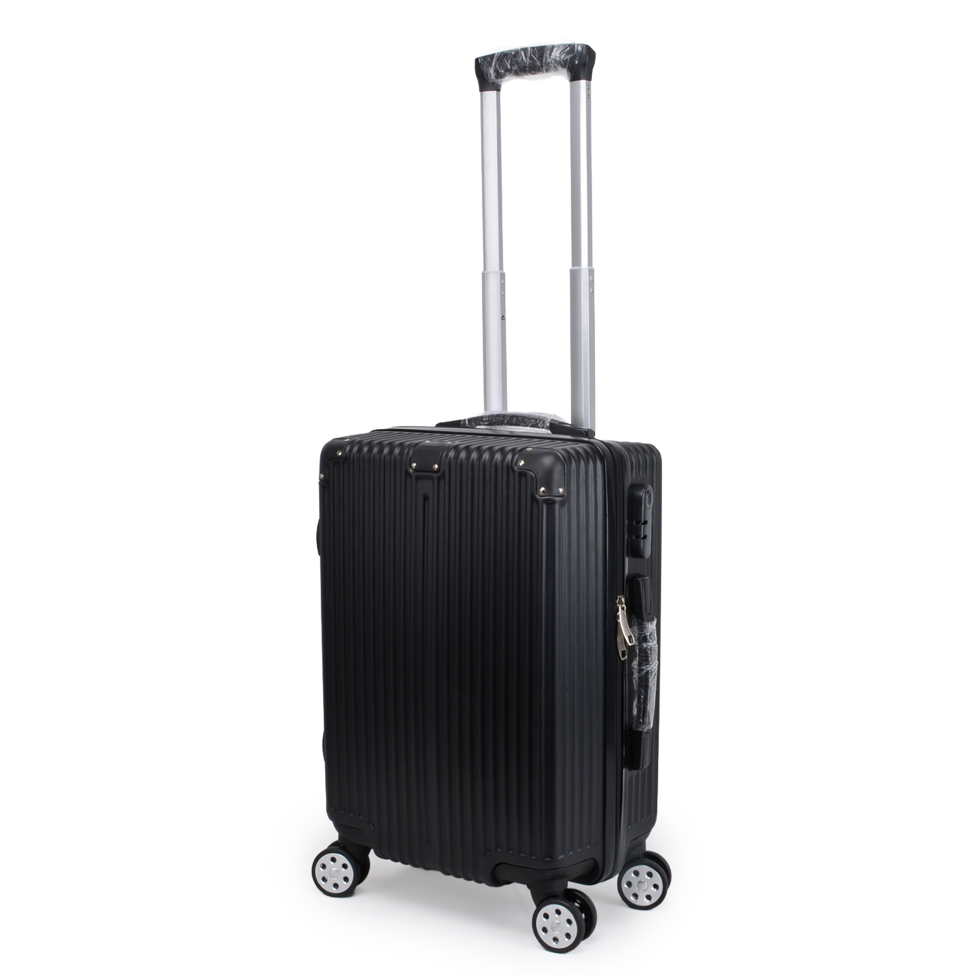 Bolso retro pequeño de esquina - negro