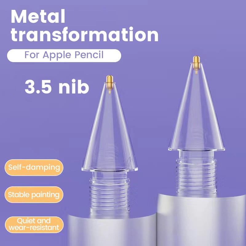Flat clear crystal tip