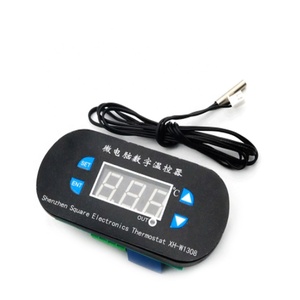 Controlador de temperatura del interruptor del termostato de la pantalla digital LED dual ajustable del XH-W1308 para 12V AC 110V-220V Sensor de calor frío - Product Image 1