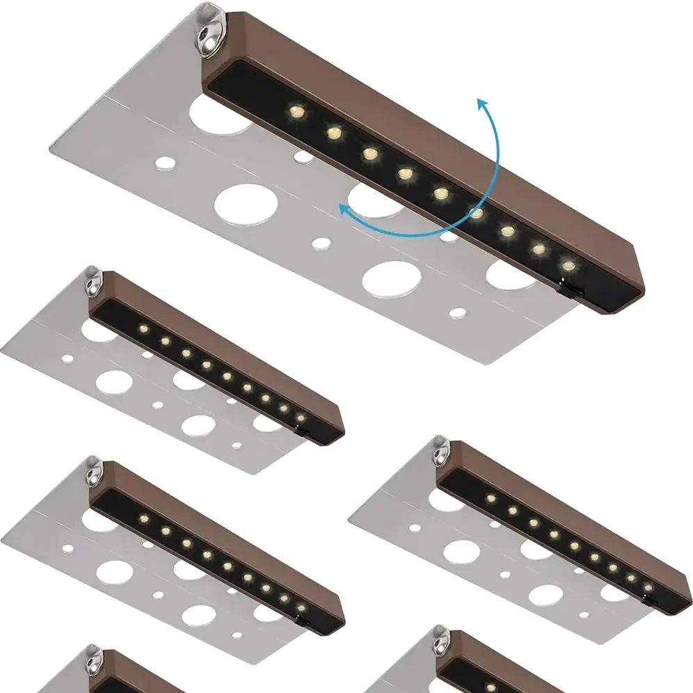 Série classique 7 pouces LED Hardscape éclairage mur de soutènement lumières LED éclairage paysager 12V pavé jardin extérieur