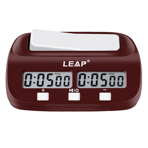 LEAP Basic factory Chess Clock I-go,XiangQi, Timer di scacchi disponibile con funzione di memoria ritardo e bonus - Product Image 1