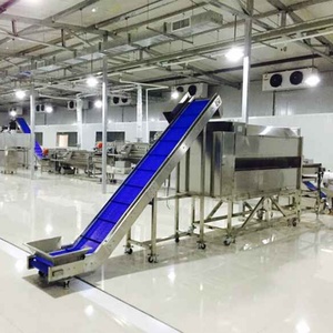 倾斜塑料模块化带式输送机Z型板链输送机食品级带式输送机 - Product Image 2