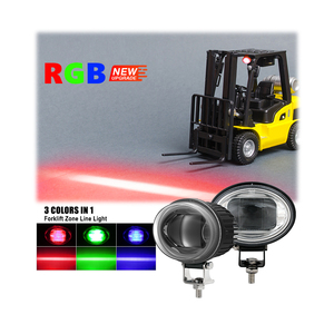 9-100V 3 màu sắc trong một ánh sáng led an toàn cảnh báo đèn màu xanh đỏ màu xanh lá cây xe nâng LED Zone dòng đèn - Product Image 6
