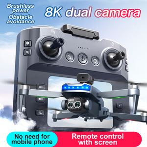 โดรน4K คุณภาพสูง2025 P15ของเล่นที่เป็นของขวัญระบบ WiFi FPV Quadcopter Screen dron กล้องคู่หลีกเลี่ยงสิ่งกีดขวางโดรน - Product Image 2