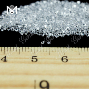 Wuzhou sentetik taşlar kübik zirkon 1.7-2.75mm küçük boy yuvarlak CZ balmumu ayarı için - Product Image 5