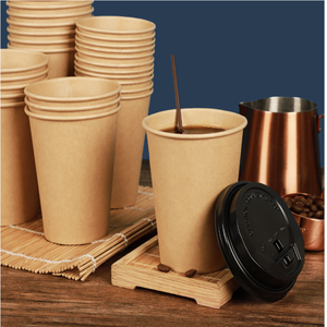 Đen bán buôn tùy chỉnh thiết kế cà phê dùng một lần Cốc giấy cho máy bán hàng tự động - Product Image 2