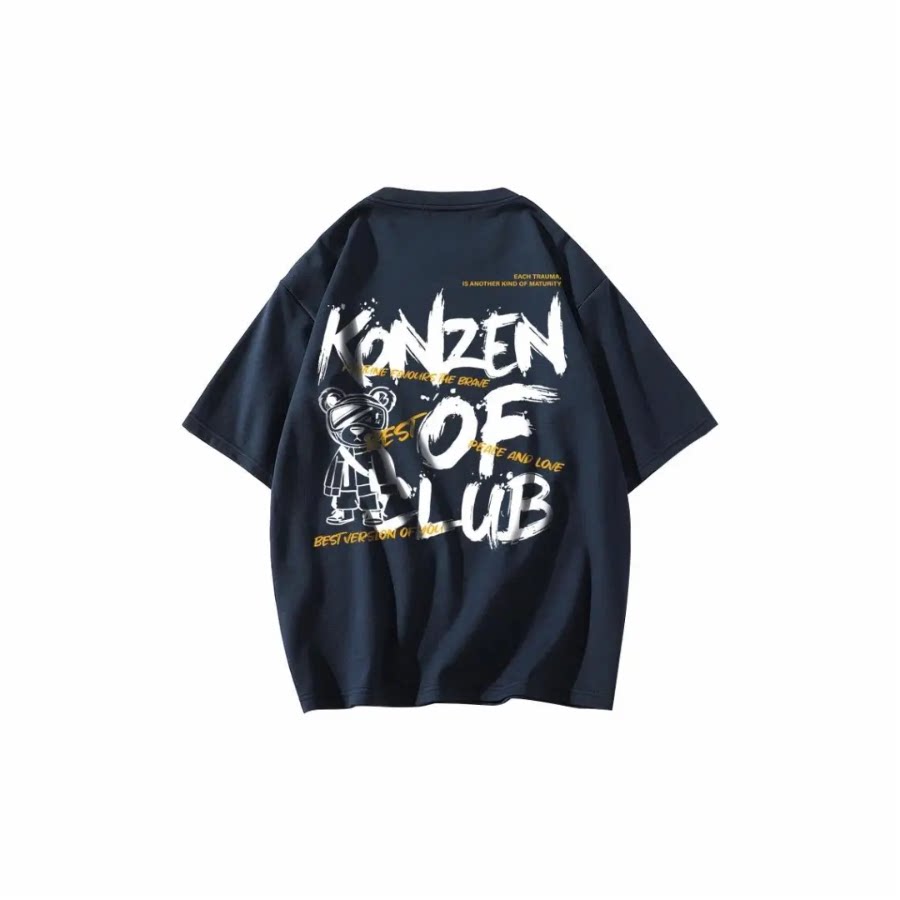 Bleu marine-100 coton-haute qualité