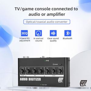 NUEVA caja convertidora de audio analógico a digital Función 3EQ 6 Interfaces DIGITIZADOR DE AUDIO estudio en casa - Product Image 4