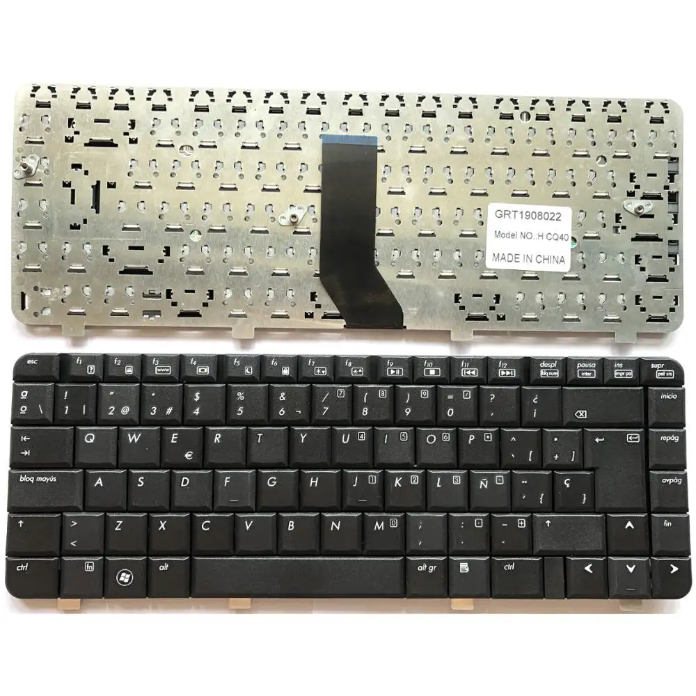 Nouveau clavier d'ordinateur portable espagnol pour HP Compaq CQ40 CQ41 CQ45 noir 486904-001