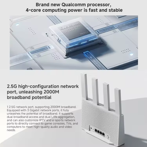 Yeni Xiao mi Mijia Router Be3600 WiFi 7 Dual Band Mesh ağ oyun hızlanma Iptv 2.5G High End Ethernet portu - Product Image 5