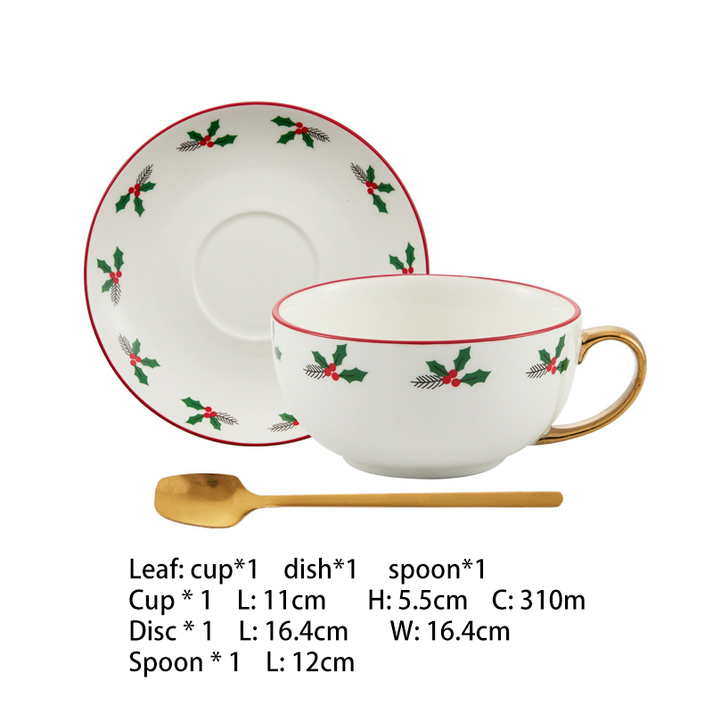 Cup and saucer Holly
