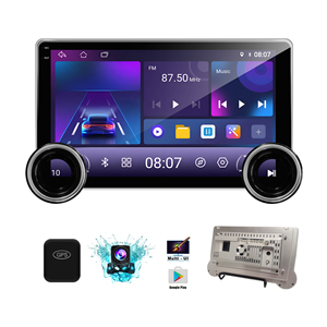10.1インチIPSスクリーンAndroidマルチUIカーマルチメディアプレーヤーデュアルノブ自動車用マルチメディアシステム - Product Image 1
