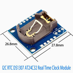 I2C RTC DS1307 AT24C32リアルタイムクロックモジュールAVR ARM PIC小型RTC I2CモジュールメモリDS1307クロック - Product Image 5
