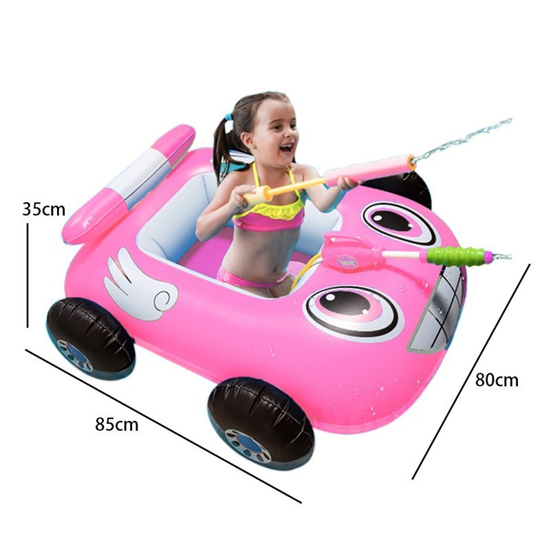 Anillo para silla de coche infantil rosa polvo