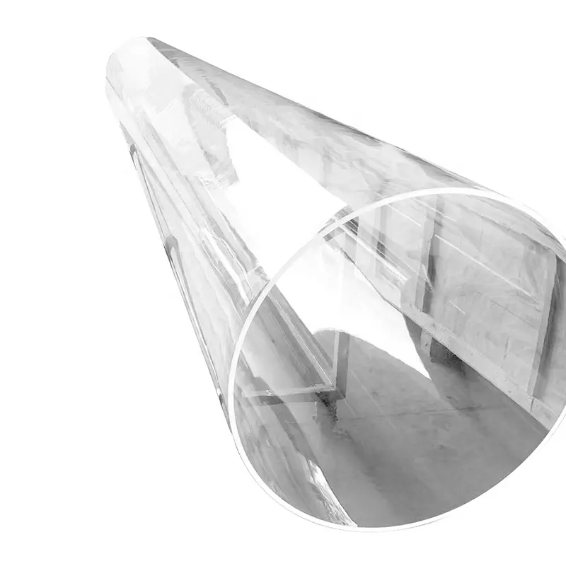 Tubo de vidro de quartzo de grande diâmetro