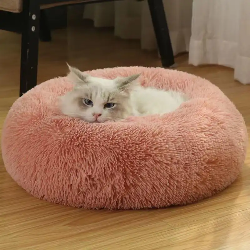 سرير الحيوانات الأليفة, جديد موديل جديد دائري دافئ غير قابل للانزلاق القط والكلاب سرير الحيوانات الأليفة سرير الحيوانات الأليفة