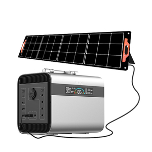 便携式电站旅行者110V/1000瓦太阳能发电机，带2个交流插座和3个QC3.0 USB PD60W端口300瓦汽车电源 - Product Image 1