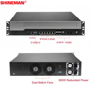 MikroTik Server Intel H770 Core I3 I5 I7 6 NIC RJ45 2,5G 6 SFP + 10G Internet Security PfSense Firewall Router - Product Image 5