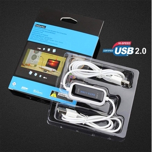 <strong>PC</strong> To <strong>USB</strong> Online Share Sync <strong>Link</strong> Cable Net Direct Data File Transfer Bridge LED Easy Between 2 Computer - Product Image 6