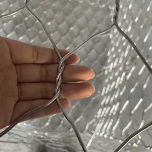 Reticolato di gabbione saldato a prova di esplosione scatola esagonale a basso tenore di carbonio reticolato di gabbione facilmente assemblato - Product Image 5