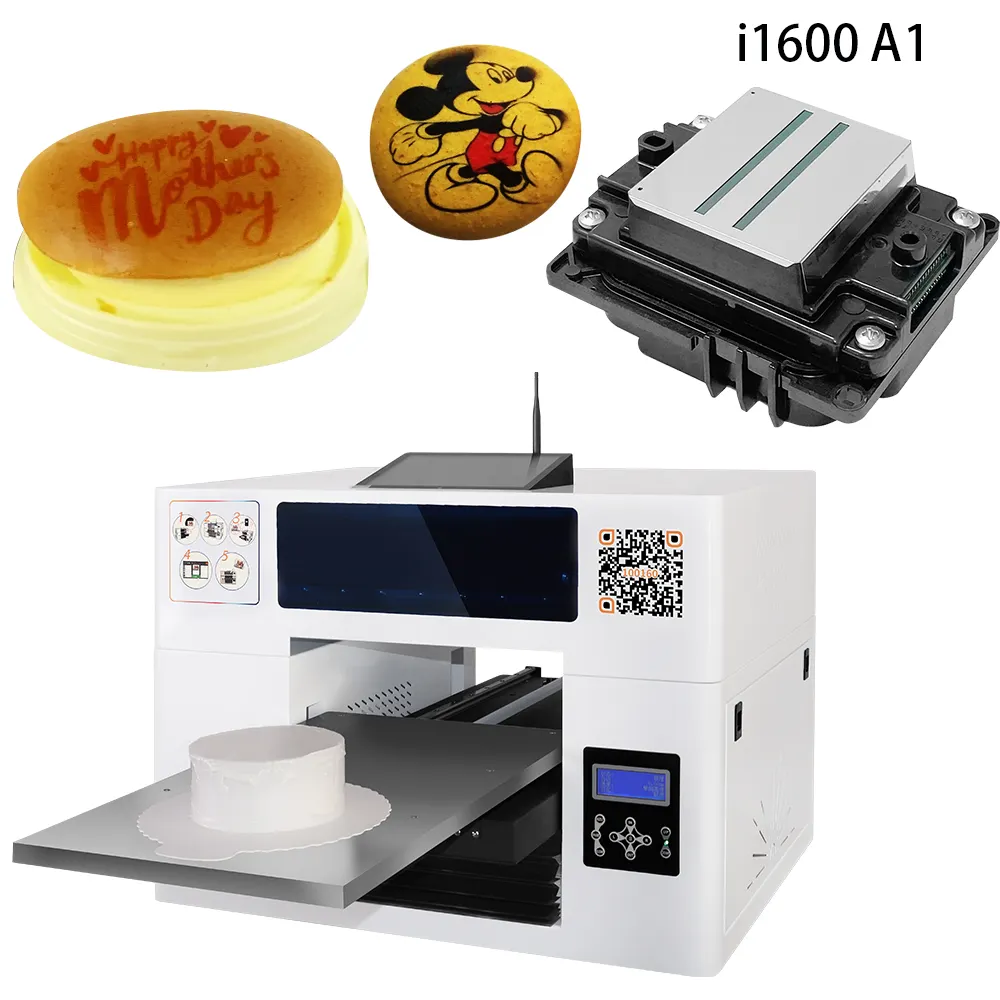 Refine color i1600 A1 Druckkopf ZZ1E 3D-Drucker Kuchen druckmaschine Lebensmittel-Tinten strahl drucker Kleine Maschinen für das Heim geschäft
