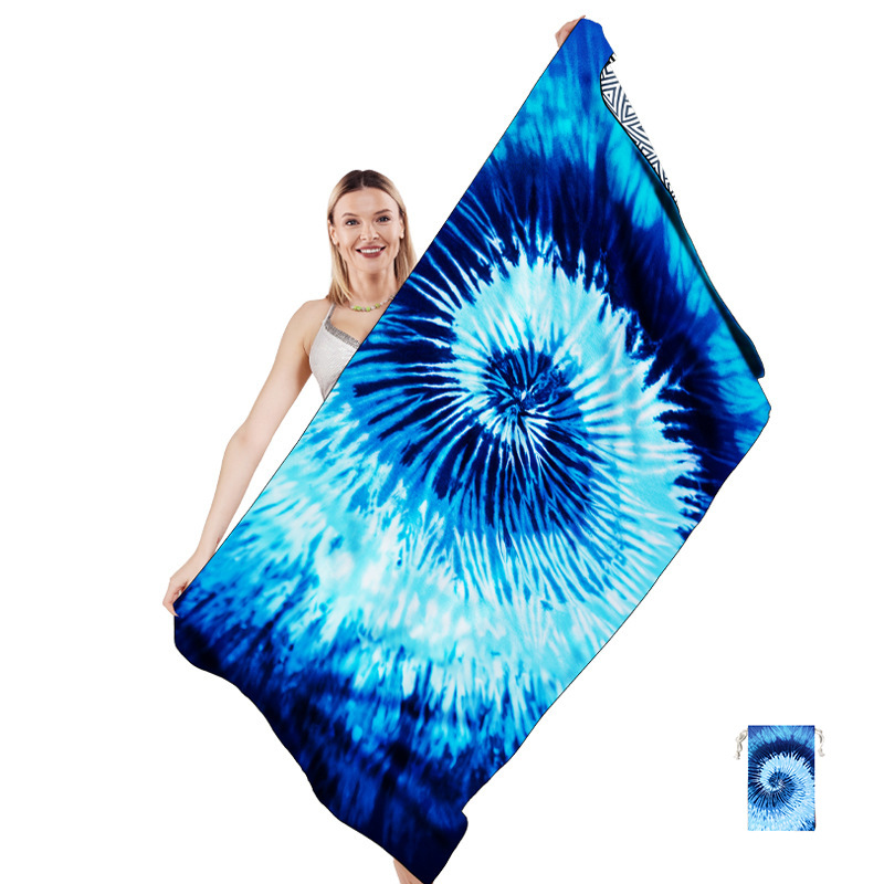 Tie-dye imprimé recto-verso (sac en tissu)