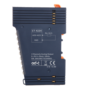 Odot Control Solutionアナログ出力IOモジュールCT-4234: 4 CH AO IOカード、0 & 4-20mA/16ビット、シングルエンド - Product Image 3