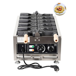 プロフェッショナルサービススナックフードマシン自動ノンスティック金魚ワッフルマシンフィッシュタヤキマシン - Product Image 3