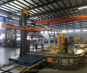 High-Stability Paletyzer Machine Stacker Carton Bags Stacking on Pallet Wrapper with Turntable Absorption &amp; Layer Monitoring - Product Image 3