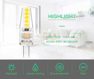 G4หลอดไฟ LED 220V 1.4W G4อัจฉริยะ AC 80ช่องสวิตช์ไฟ SMD2835 360องศา10ชิ้น - Product Image 3