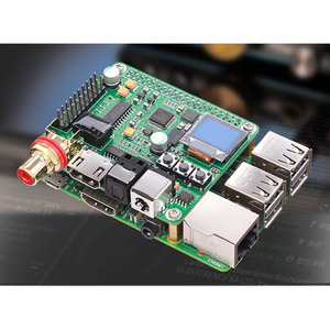Ahududu Pi DAC ses şifre çözücü kurulu HIFI genişletme modülü destekler koaksiyel Fiber I2S için ahududu Pi 3B 3B + 4B