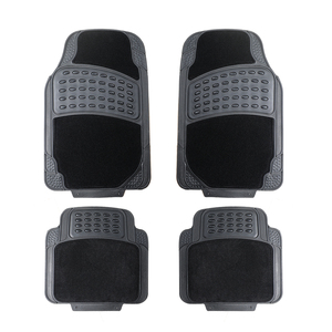Nhà Máy Trực Tiếp Sang Trọng Tất Cả Các Mùa Phía Trước Xe Thảm Sàn PVC/Tpr/TPE Không Thấm Nước Với Không-Trượt Bò Miếng Vá Mắt Thảm Bốn Mảnh Bộ - Product Image 4