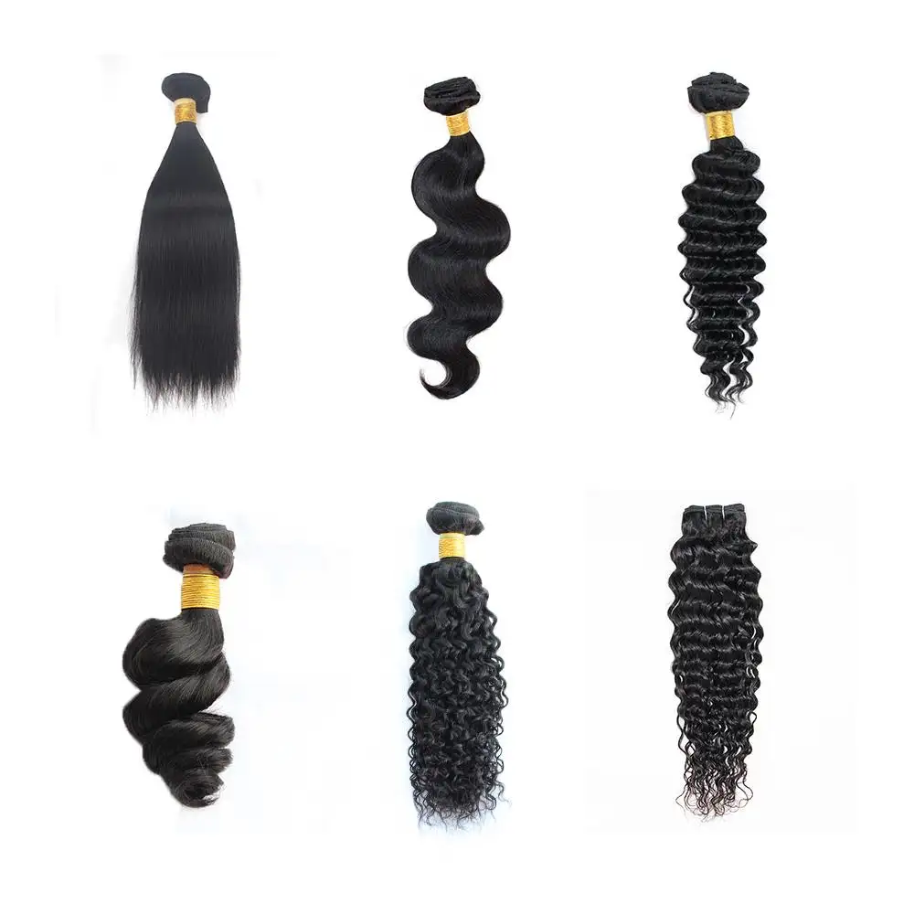 Body Wave Remy brésiliens naturels — ali queen, cheveux humains, Loose Wave, très bouclés, couleur naturelle, noir, 10 à 26 pouces, lot de 3