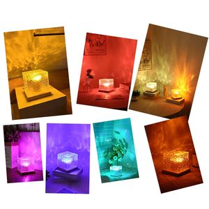 Ocean Wave Projector Light 16 Colors <strong>Midnight</strong> Aura Lamp with Touch Control 3D Sunset Lamp for Home Decoration - Product Image 4