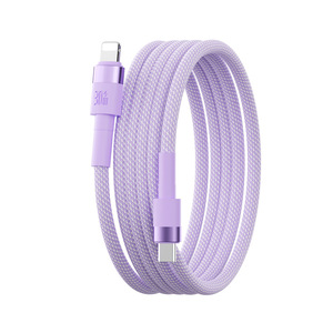 27Wフラットマカロン編組充電ラインアップル対応IPhone14/13高速USB充電5AカーPDおよびMac用 - Product Image 3