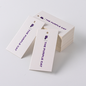 Custom Design <strong>High</strong> <strong>Quality</strong> Hang Tags Labels for Clothing Garment Luxury Embossed hang Tags <strong>String</strong> - Product Image 5