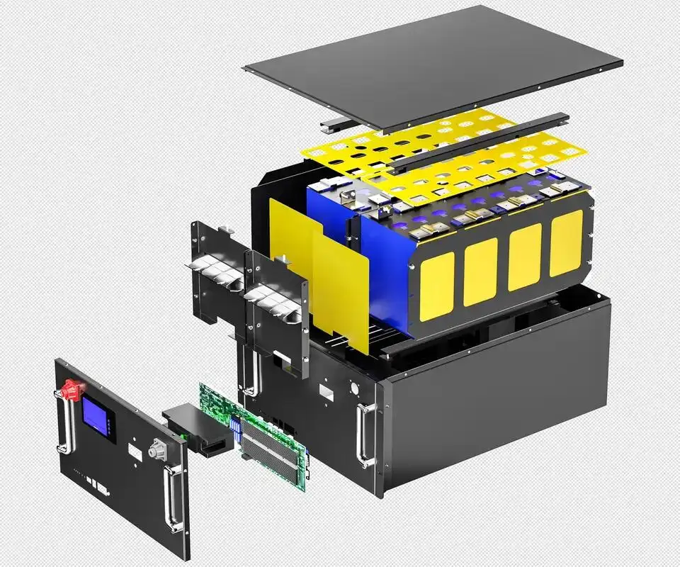 51.2v Lifepo4 batterie de stockage d'énergie 200ah 100ah 51.2v 200ah 10kw 48v Lifepo4 batterie avec Smart Bms