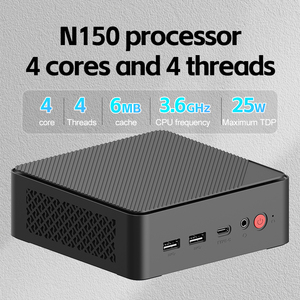 Cheap and Fast Logistics N150 Gaming <strong>PC</strong> 4K 60Hz Wi-Fi 6 M.<strong>2</strong> NVME Computer Low Cost Desktops Mini PCs - Product Image 3