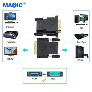 Cavi accessori comunemente usati HDMI femmina a DVI 24 + 1 convertitore adattatore maschio adattatore da HDMI a DVI per Monitor HDTV - Product Image 4