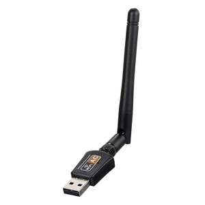 EONLINE 600Mbps USB kablosuz ağ kartı 2.4GHz + 5GHz çift frekans bandı USB WiFi adaptörü harici anten ile PC Laptop için - Product Image 1