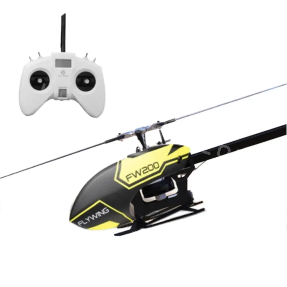 RTF FLYWING FW200 H1 V2 Gyro RC 6CH 3D GPS RC Helicopter Self Stabilizing 3D Brushless Direct Drive