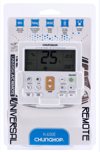 K-650E CHUNGHOP universal fernbedienung für klimaanlage mit wand montiert LCD display und led-hintergrundbeleuchtung - Product Image 5