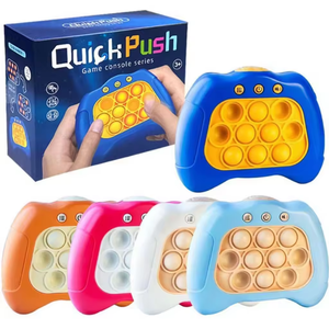 2025 New Quick Pop <strong>Light</strong> <strong>up</strong> Console Game Fast Push <strong>It</strong> Fidget Toy Quick Push Bubble Pop for Kids Breakthrough Puzzle Game Machine - Product Image 1