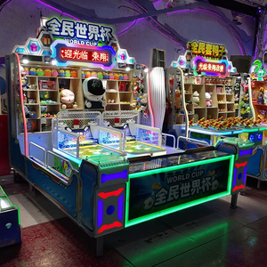RongXiang fabrikasının dayanıklı iki oyuncu futbol dünya eğlence oyun makinesi 220V modeli jetonu fatura alıcı sikke işletilen sikke - Product Image 1