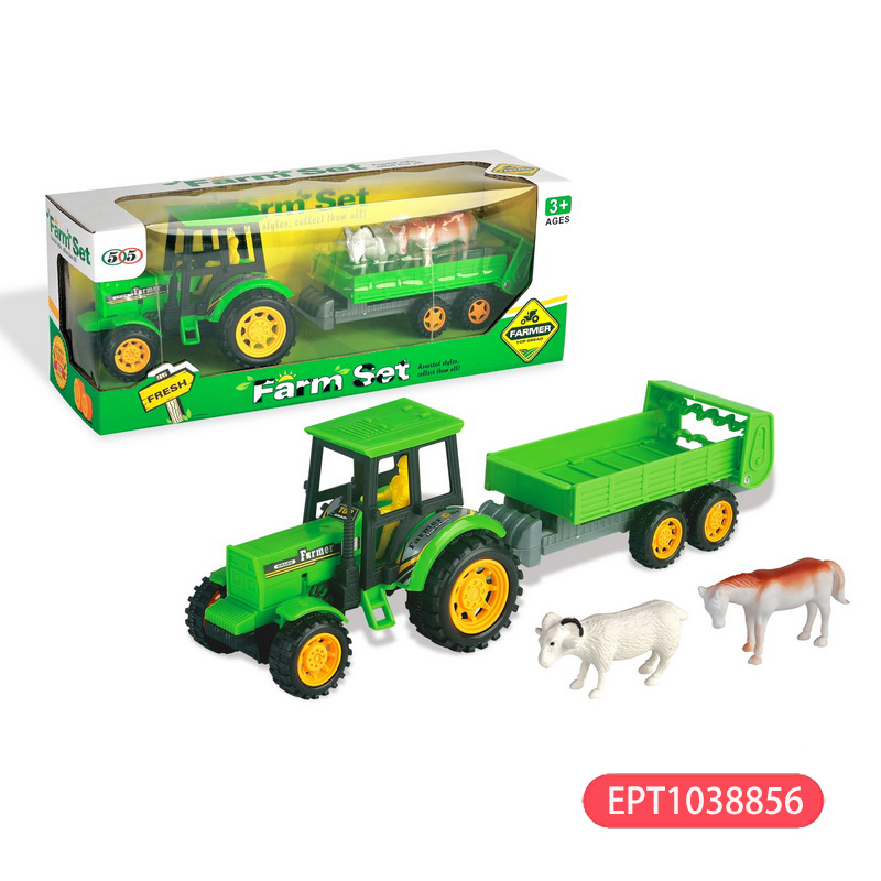 EPT1038856-Inertia farmer's car with goat&horse(72pcs/ctn)