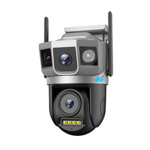 V380 Two-way Voice Intercron 4G SIM Card Outdoor <strong>Camera</strong> Daul Lens 3 Images 4G <strong>Camera</strong> - Product Image 1